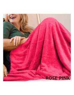 Plush Blanket Throw Large In Rose Pink 14 Plush Blanket Throw Large In Rose Pink -Household Items Shop 865757440 6 1 720x928