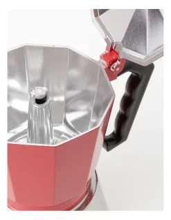 Induction Stainless Base Espresso 9 Cup Red -Household Items Shop 865929070 3 720x928
