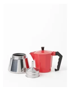 Induction Stainless Base Espresso 9 Cup Red -Household Items Shop 865929070 4 720x928