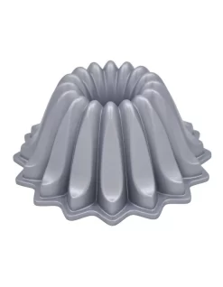 Cast Cake Mould Bloom Silver