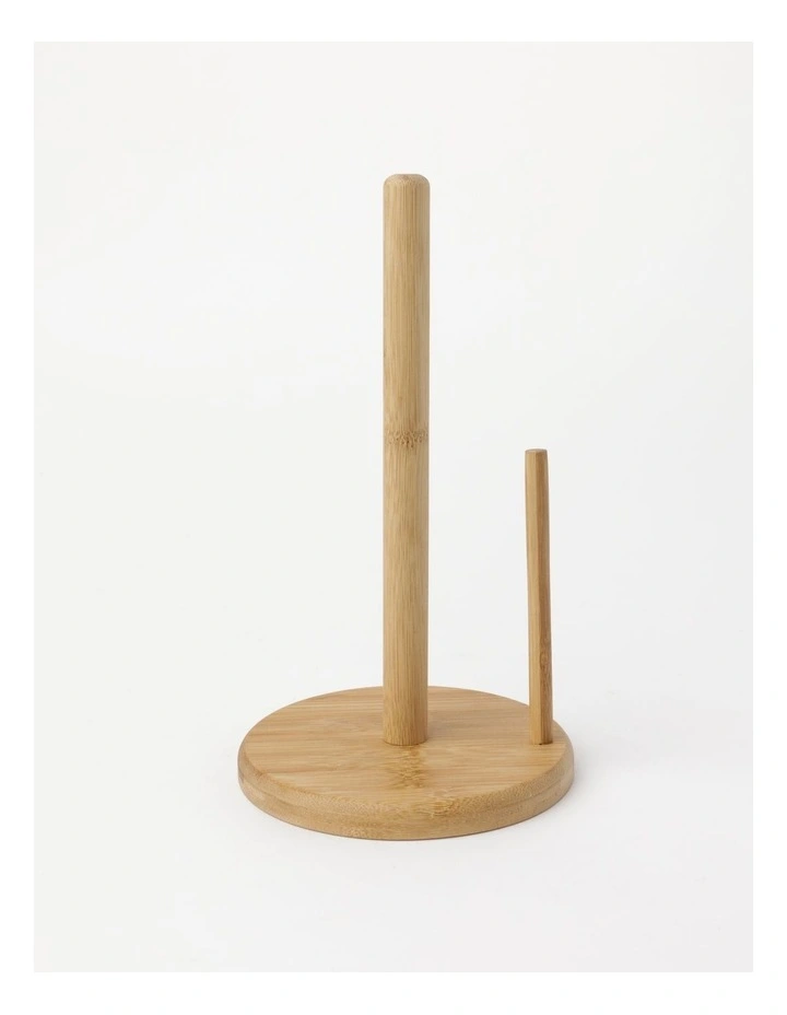 Bamboo Paper Towel Holder 3 Bamboo Paper Towel Holder
