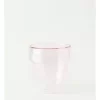 250ML Set Of 2 Double Wall Glass Pink