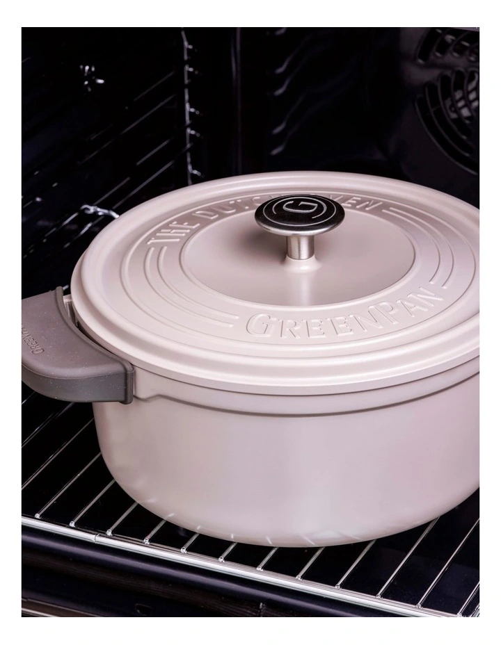 Greenpan Featherweights 28cm/6.6L Casserole With Lid Taupe 8 Greenpan Featherweights 28cm/6.6L Casserole With Lid Taupe - Image 6