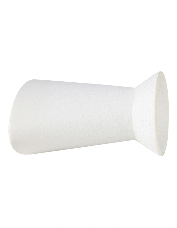 Florist Corner Scallop Vase White 4 Florist Corner Scallop Vase White - Image 2