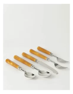 Wood Look Resin Cutlery Set 16pc 7 Wood Look Resin Cutlery Set 16pc -Household Items Shop 866885500 3 720x928