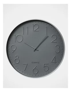 New Town Charcoal Clock 50cm Charcoal