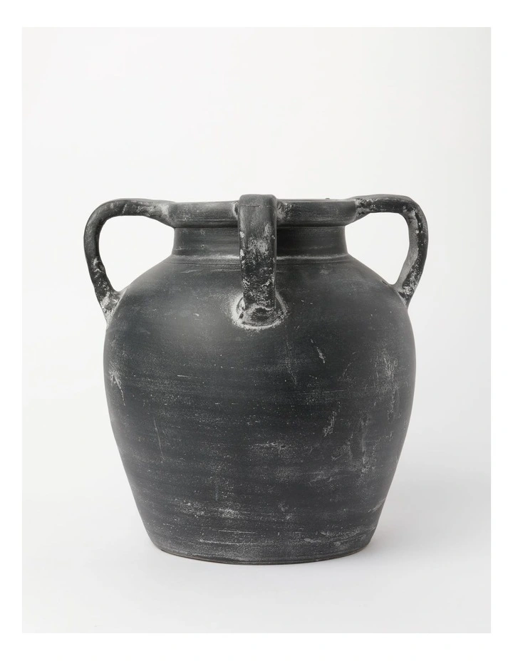 Heritage Kinross Terracotta Vase Large Black 3 Heritage Kinross Terracotta Vase Large Black