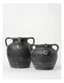 Heritage Kinross Terracotta Vase Large Black 9 Heritage Kinross Terracotta Vase Large Black -Household Items Shop 868471750 4 720x928