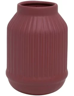 Form Vase 14x20cm Wine