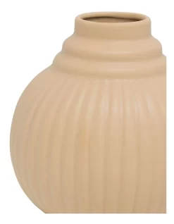 Form Vase 21x22cm Fawn Cream