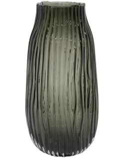 River Vase 11x25cm Black