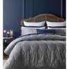 Heritage Daphne Velvet Coverlet Silver