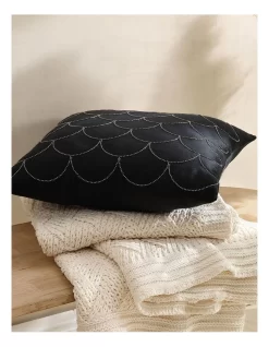 Kinsey Square Cushion In Black -Household Items Shop 877174300 3 720x928