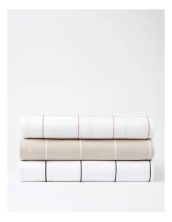 Window Pane Jersey Sheet Set Pink/White 7 Window Pane Jersey Sheet Set Pink/White -Household Items Shop 882271720 882266230 3 720x928