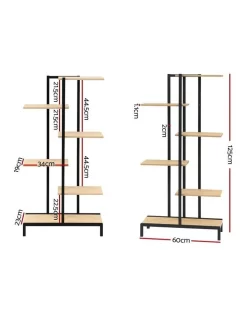 Multi-Tier Indoor Outdoor Metal Wooden Plant Stands Garden Shelf -Household Items Shop 882963460 2 720x928