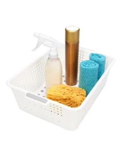 Medium Storage Basket White