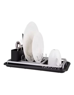 Aluminium Compact Dish Rack W/ Draining Board