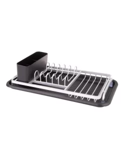 Aluminium Compact Dish Rack W/ Draining Board -Household Items Shop 883464040 3 720x928