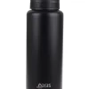 Oasis Stainless Steel Double Wall Insulated "Titan" Drink Bottle 1.2L Black