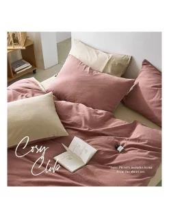 Cotton Queen Quilt Cover Set In Red/Beige -Household Items Shop 884109610 4 720x928