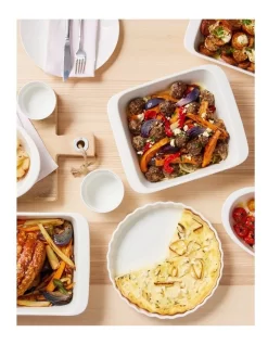 Maxwell & Williams White Basics Square Baker 20.5x5.5cm Gift Boxed -Household Items Shop 884329570 5 720x928