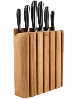 Signature Book Knife Block 7pc Set Oak