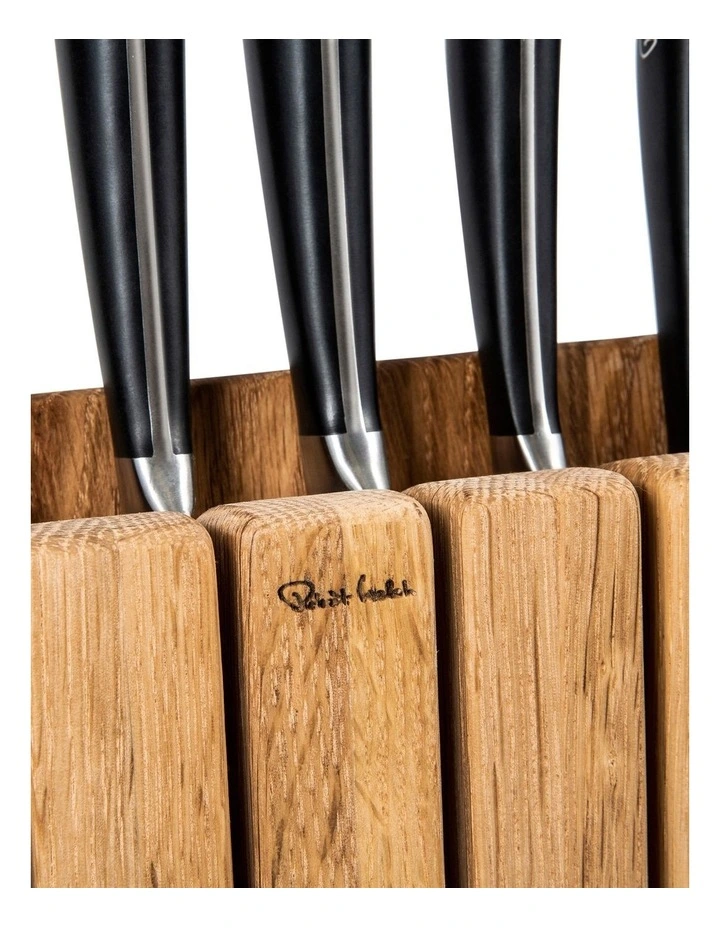 Signature Book Knife Block 7pc Set Oak 6 Signature Book Knife Block 7pc Set Oak - Image 4