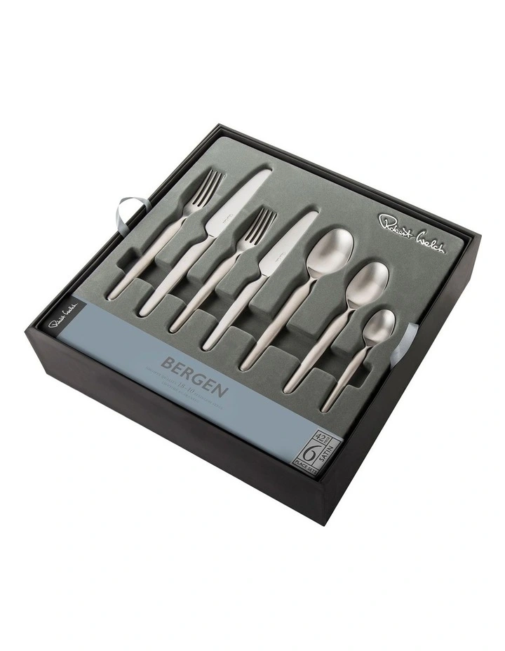 Bergen Cutlery Set 42pc Silver 4 Bergen Cutlery Set 42pc Silver - Image 2