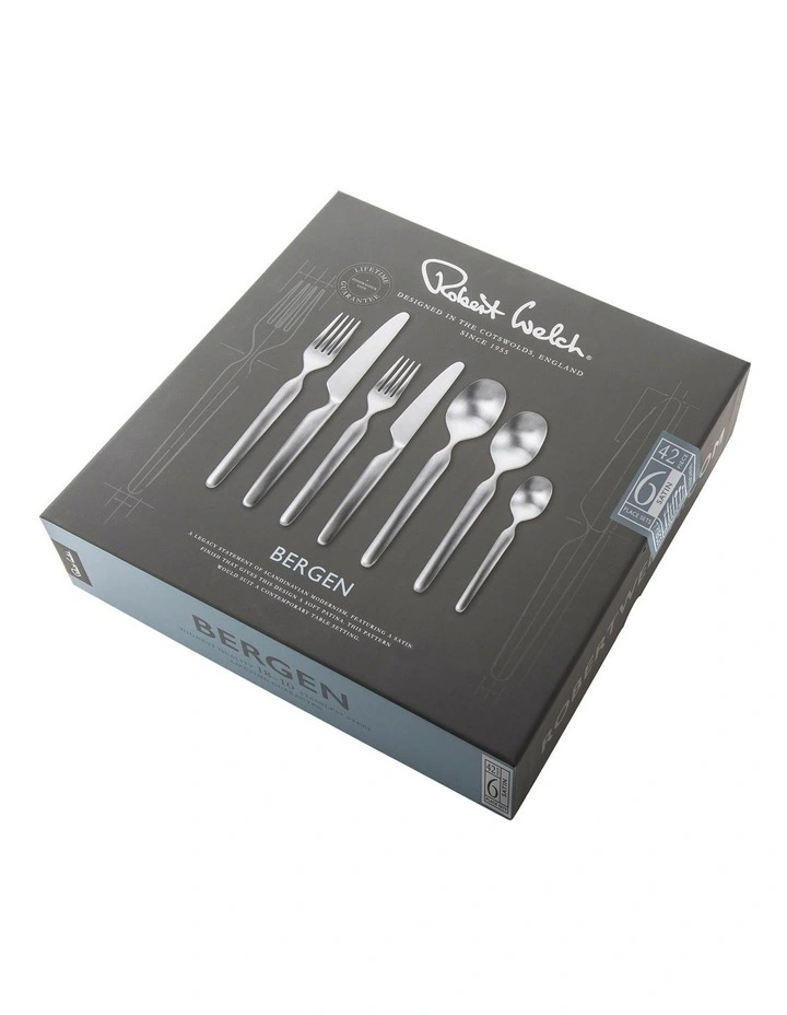Bergen Cutlery Set 42pc Silver 5 Bergen Cutlery Set 42pc Silver - Image 3