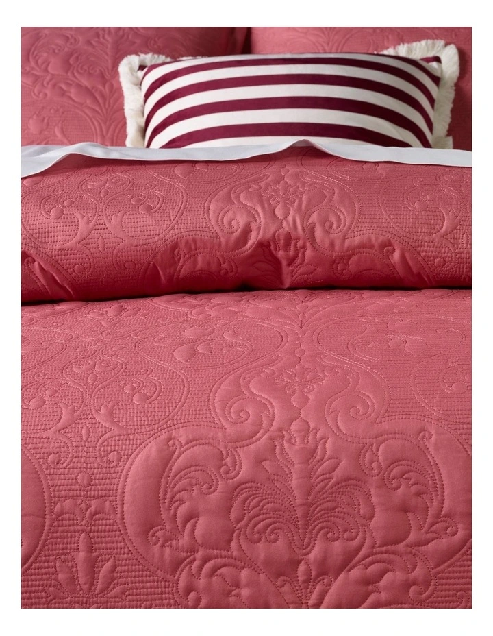 Heritage Everly Quilt Cover Pink 4 Heritage Everly Quilt Cover Pink - Image 2