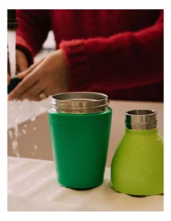 Bottle Thermal, Reusable Stainless Steel Bottle, Viridian, M 18oz / 530ml -Household Items Shop 885415510 3 720x928