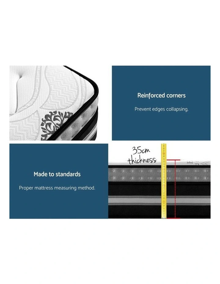 Queen Size Medium Firm Mattress 35cm 9 Queen Size Medium Firm Mattress 35cm - Image 7