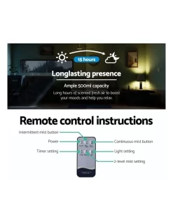 4-In-1 Essential Oil Aroma Diffuser 500ml -Household Items Shop 888182020 6 720x928