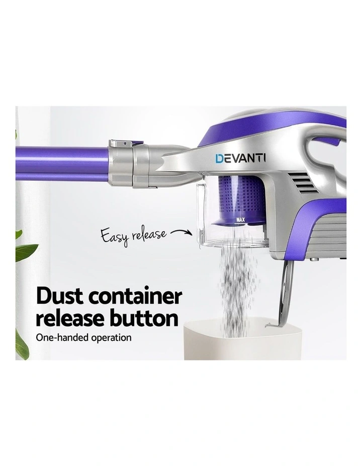 Cordless Stick Handheld Vacuum Cleaner VAC-CL-FT-150-GY-PP 8 Cordless Stick Handheld Vacuum Cleaner VAC-CL-FT-150-GY-PP - Image 6