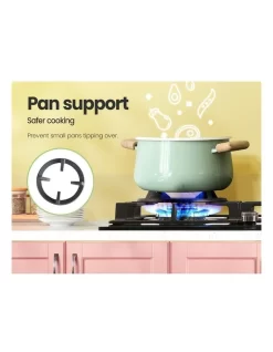 5 Burner Gas Cooktop Black NG LPG CGH90095G -Household Items Shop 888623020 7 720x928