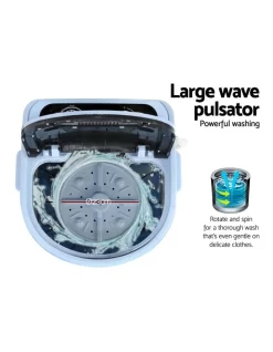 Portable Top Load Washing Machine 3KG Black PWM-S-30-BK -Household Items Shop 888630940 7 720x928