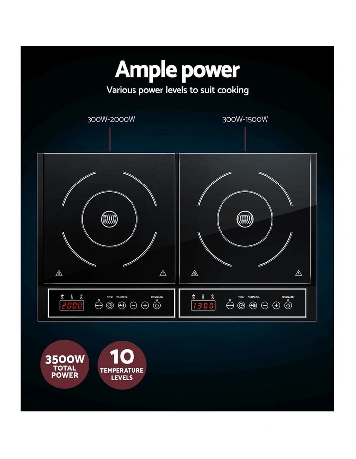 Electric Induction Cooktop 60cm 3500W CT-IN-B-DA301 7 Electric Induction Cooktop 60cm 3500W CT-IN-B-DA301 - Image 5