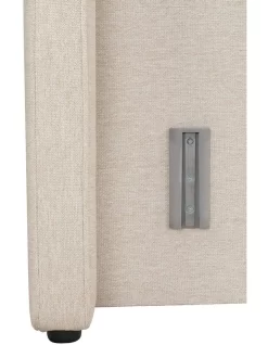 Luxor Tufted & Wing Headboard 120 Flaxen -Household Items Shop 893596420 4 720x928