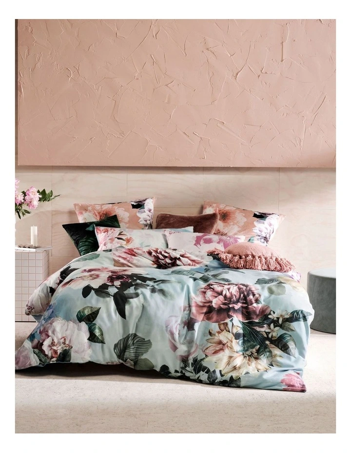 Linen House Julieta Quilt Cover Set In Arctic 3 Linen House Julieta Quilt Cover Set In Arctic