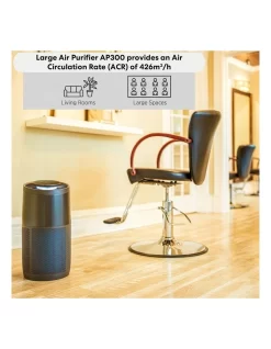 Air Purifier AP300 Plasma Ion Technology & HEPA-13 Filter Large Black 150-0037-01-AU -Household Items Shop 895735360 4 720x928
