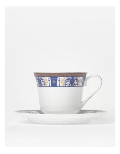 Heritage Grecian Blue Urn Cup & Saucer