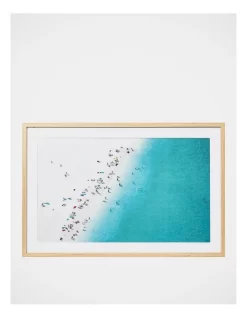 Coastal Blue Wall Art 60x90x4cm In Multi
