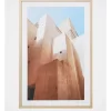 Desert Buildings Wall Art 60x90x4cm In Multi