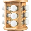 12 Piece Spice Jar Set With Carousel Stand In Natural 1 12 Piece Spice Jar Set With Carousel Stand In Natural -Household Items Shop 897169150 1 720x928