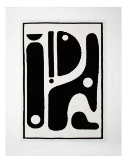 Ritual Geo Rug 230x160cm In Black/White