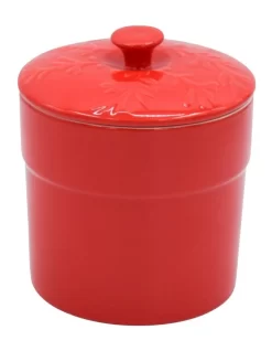 Olive Canister In Red