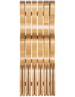 Universal Bamboo In-Drawer Knife Tray In Natural Wood