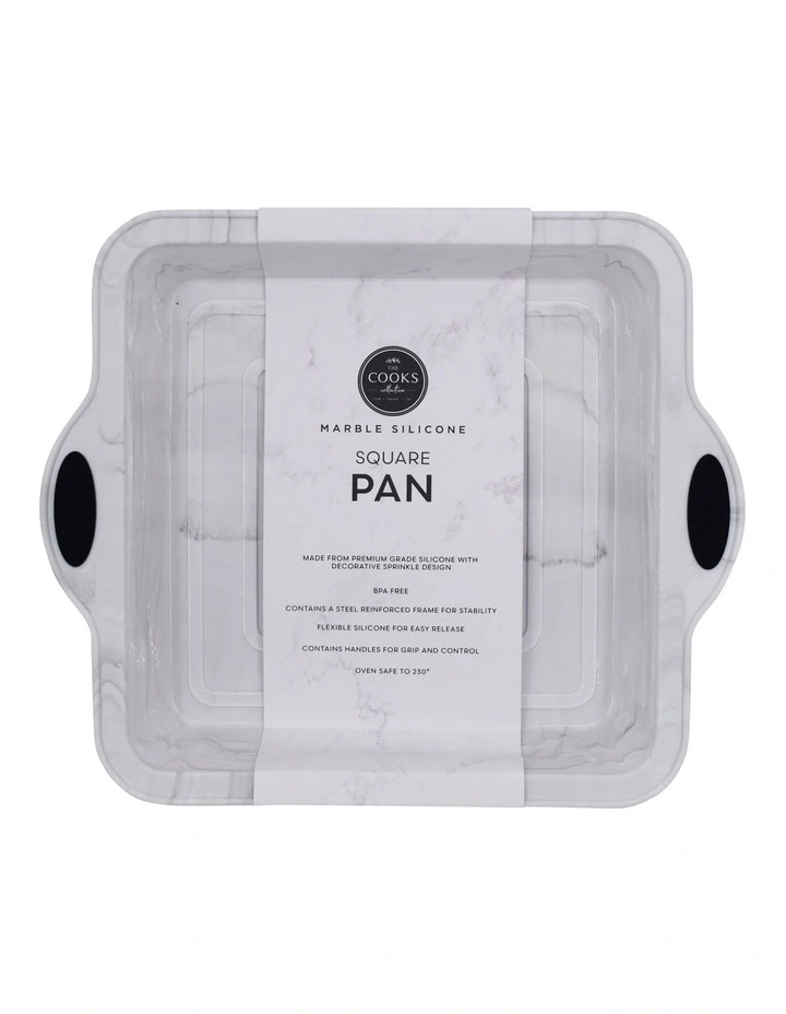Marble Square Baking Pan In White 4 Marble Square Baking Pan In White - Image 2