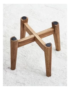 Marella 36.5x26x26cm Planter Pot On Wooden Stand Small In Brown 9 Marella 36.5x26x26cm Planter Pot On Wooden Stand Small In Brown -Household Items Shop 897920020 4 720x928