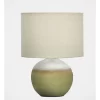 Douglas Green Stain Ceramic Table Lamp 37x27x27cm In Natural